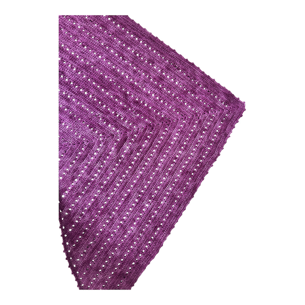 Berry Blossom Crochet Shawl