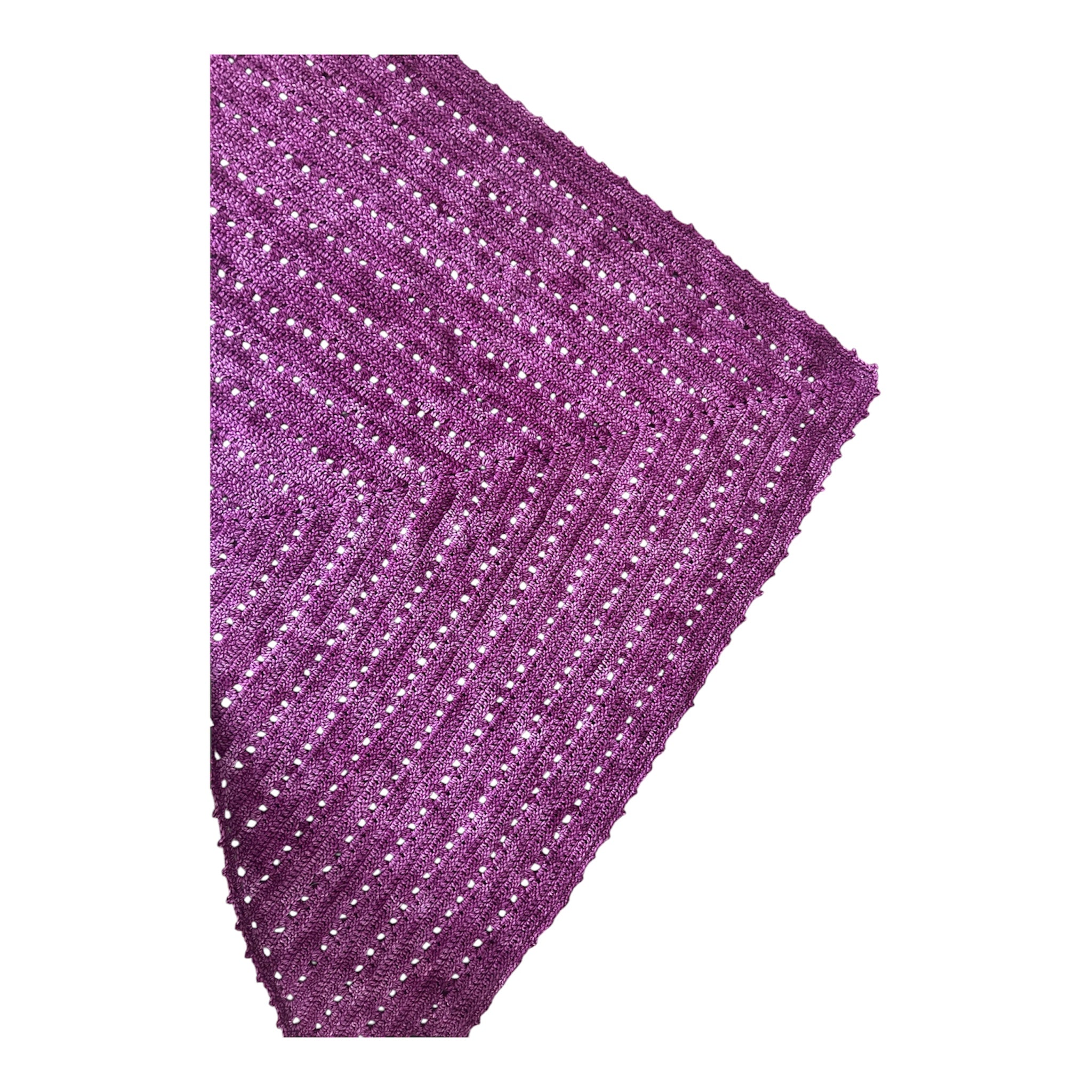 Berry Blossom Crochet Shawl